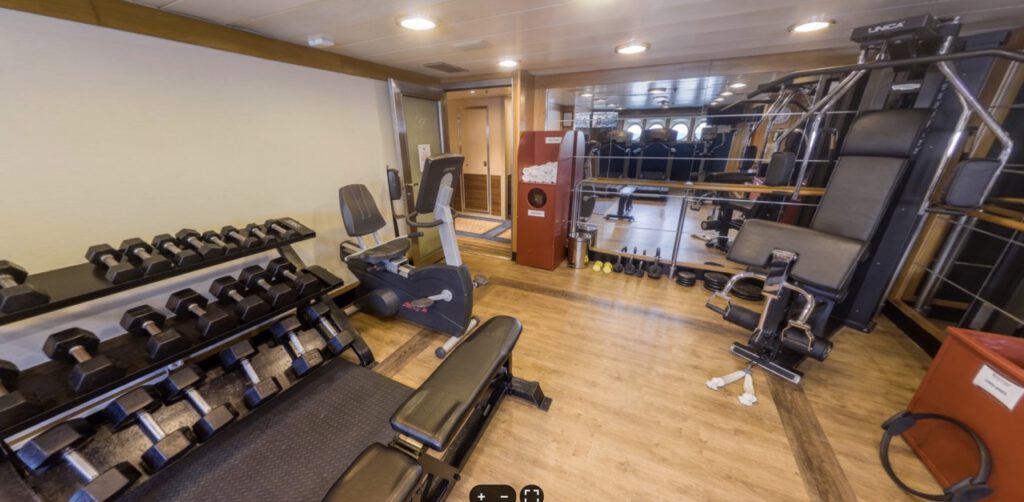 Wind Spirit cruise ship gym