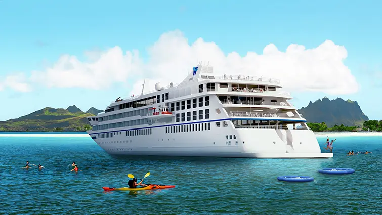 The new Star Seeker and Star Explorer will feature traditional Windstar features like the watersports platform