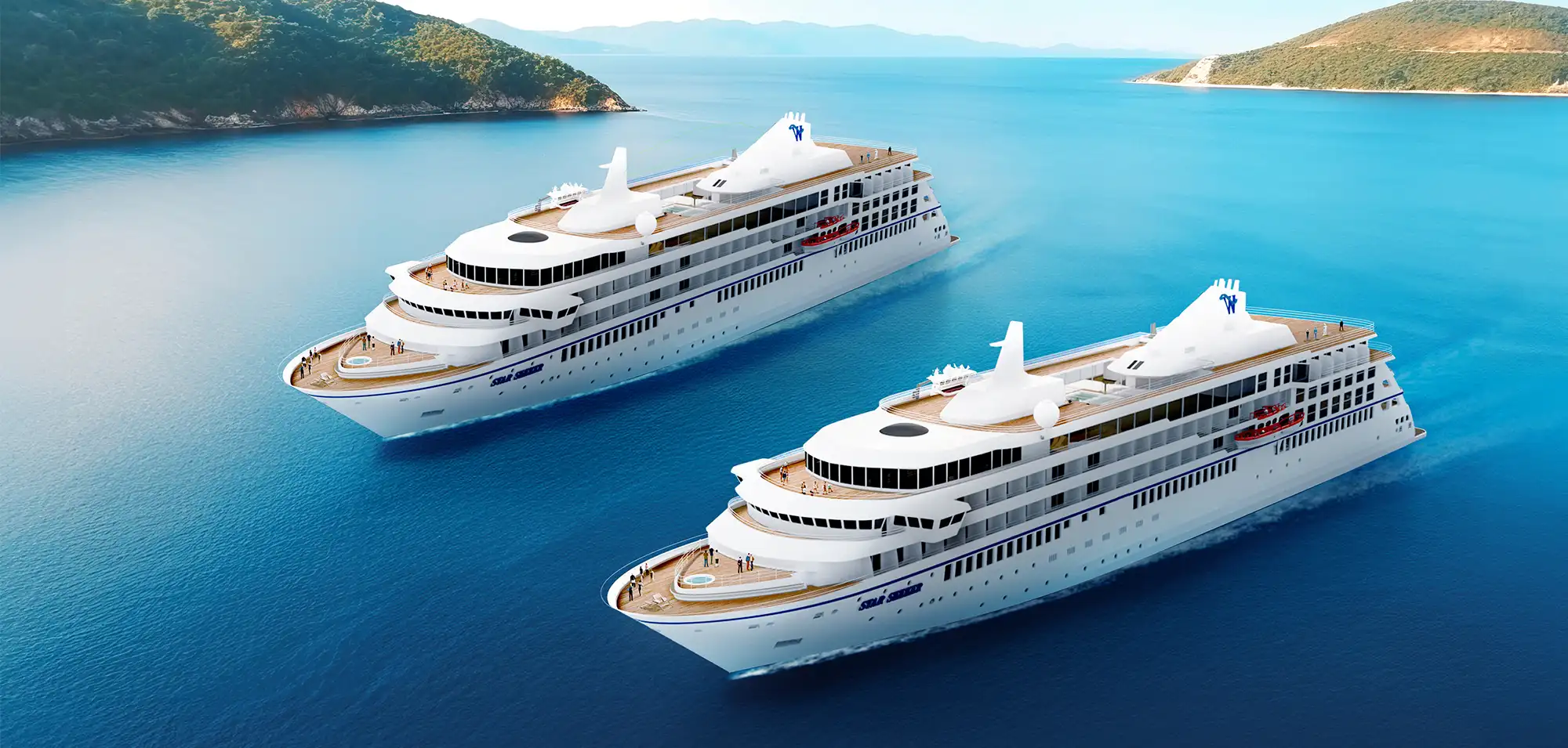 Star Seeker and Star Explorer, Windstar Cruises new expedition cruise ships that will be part of the Star Class