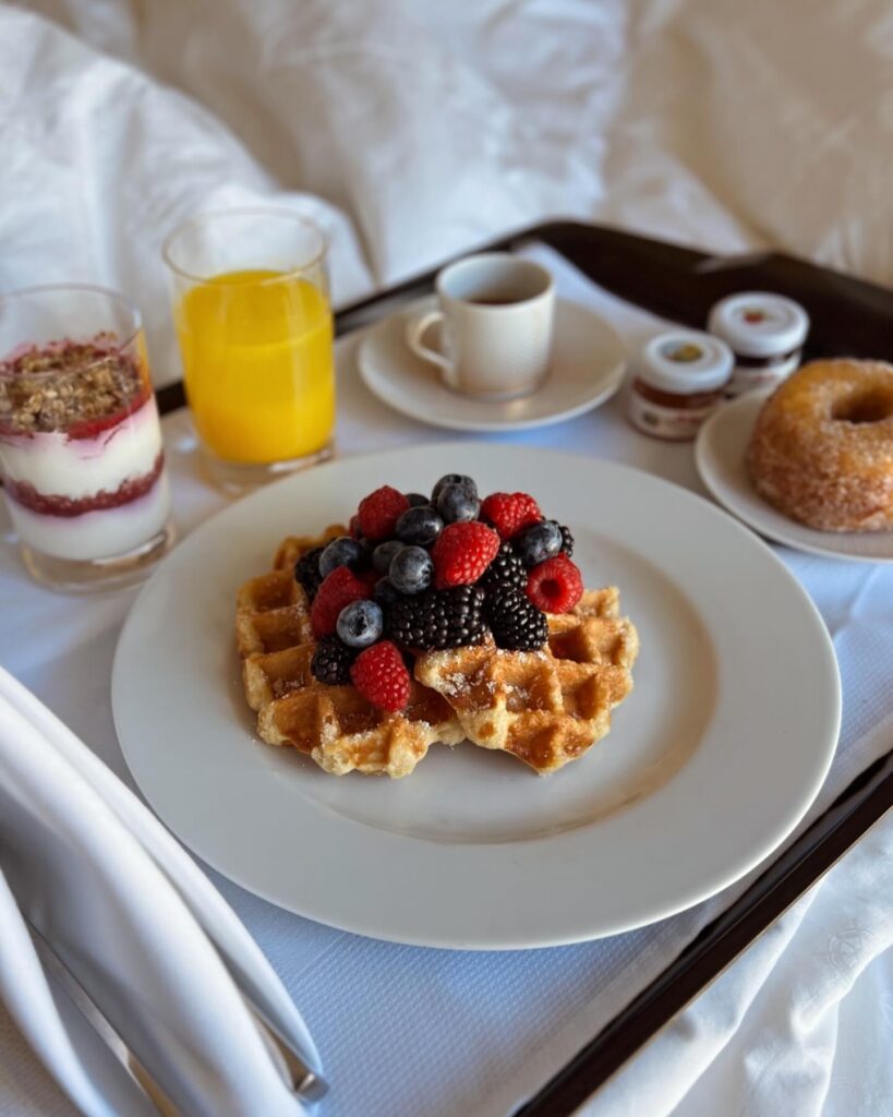 Windstar Cruises Room service Breakfast