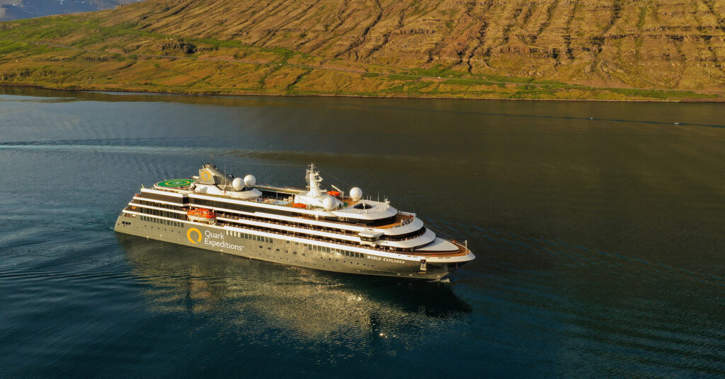 Quark Explorer which will become Star Explorer when it sails for Windstar Cruises in 2026