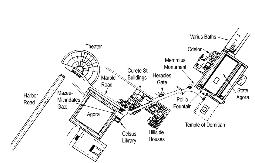 Map of Ephesus
