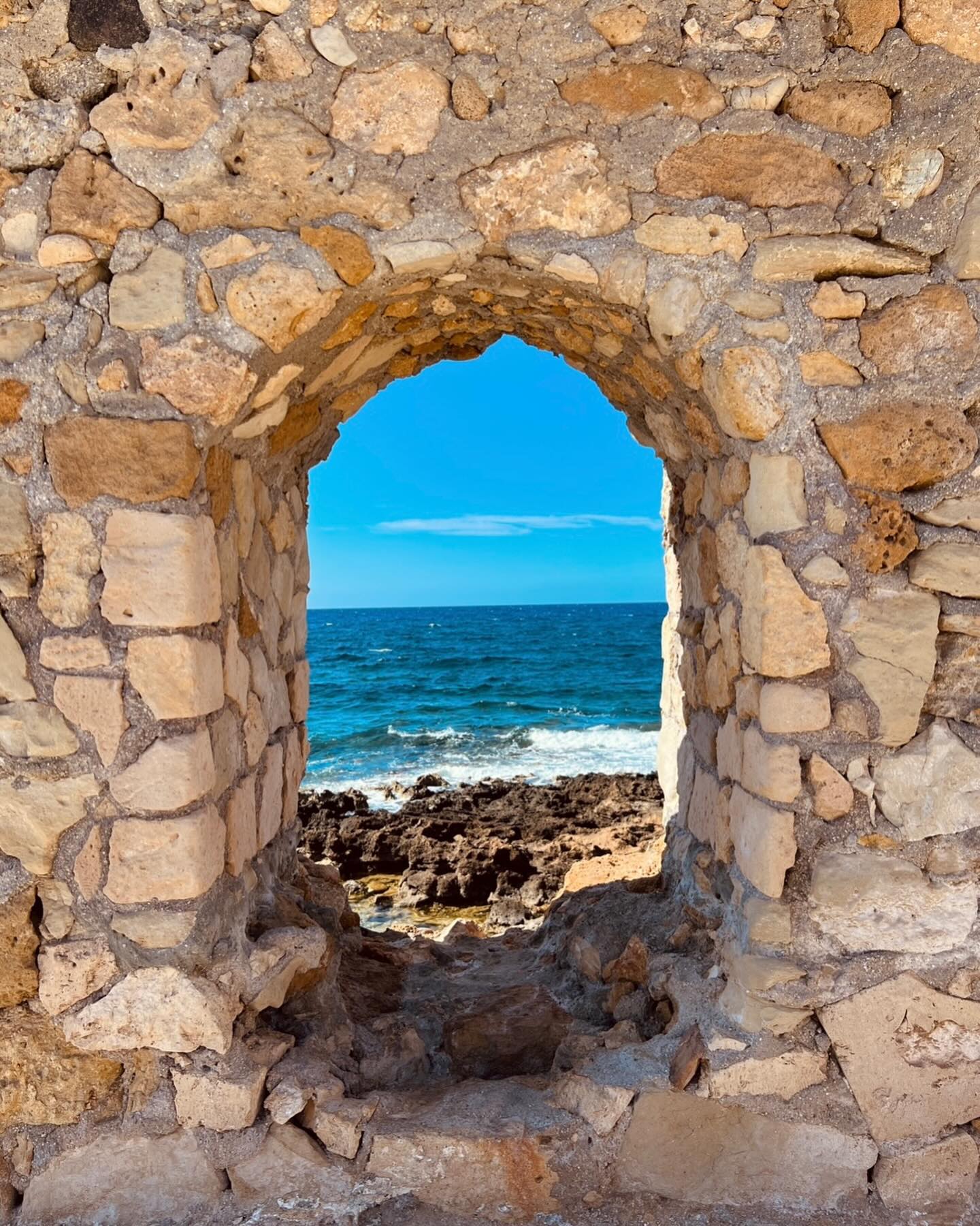 Looking out to sea